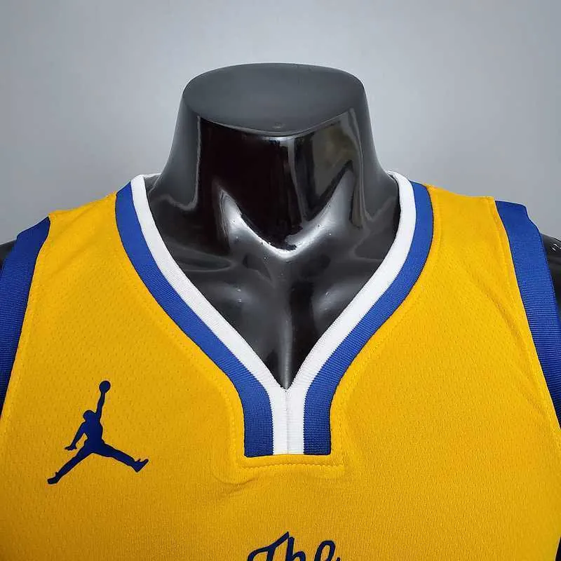 New DURANT#35 Golden State Warriors yellow 1