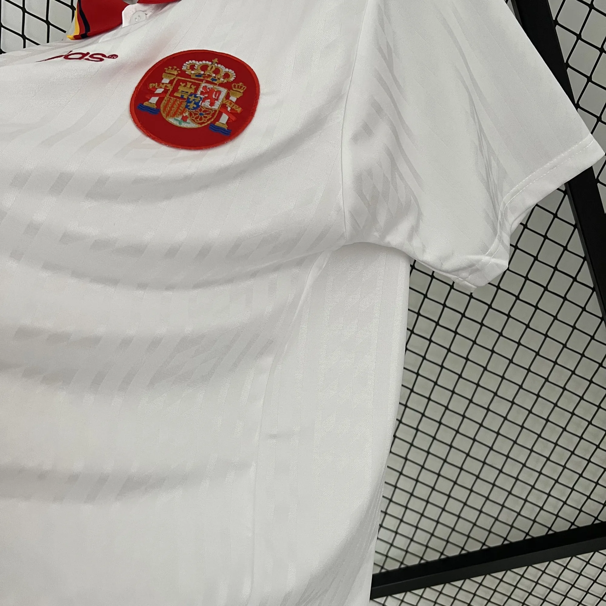 1994 Spain away white retro jersey 7