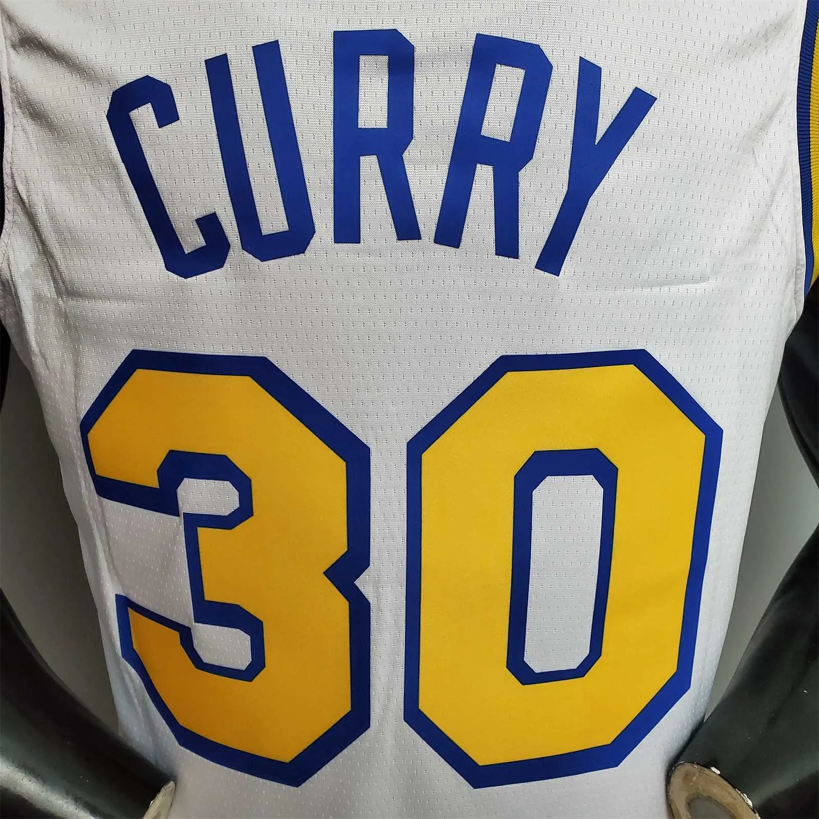Curry #30 Golden State Warriors Retro white 1