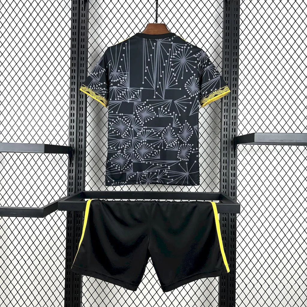 2025 Mexico Gold- Black Kids Kit Youth Apparels Soccer AAAAJersey Yupoo 2