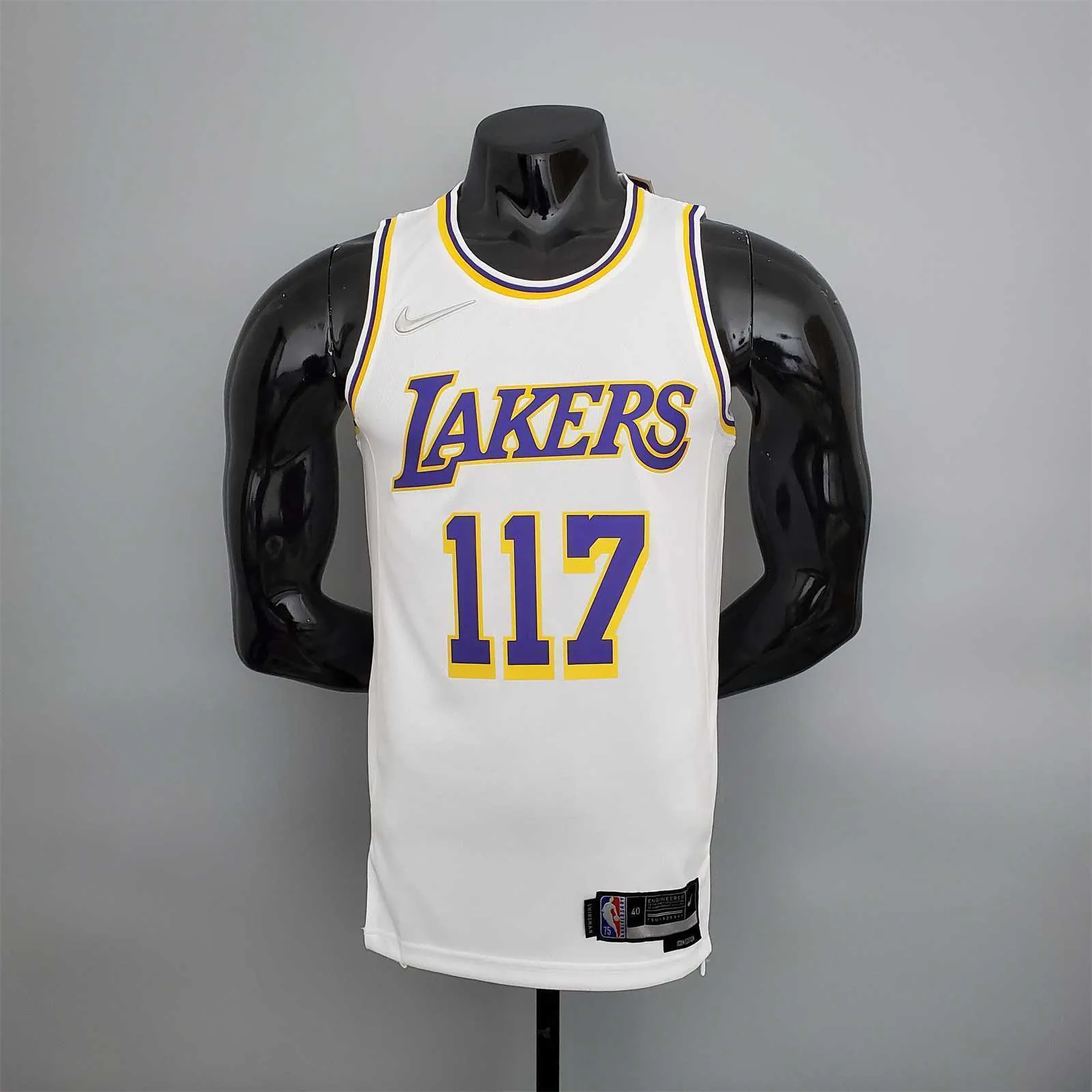 75th Anniversary master chief#117 Lakers White X-BOX Joint White 9