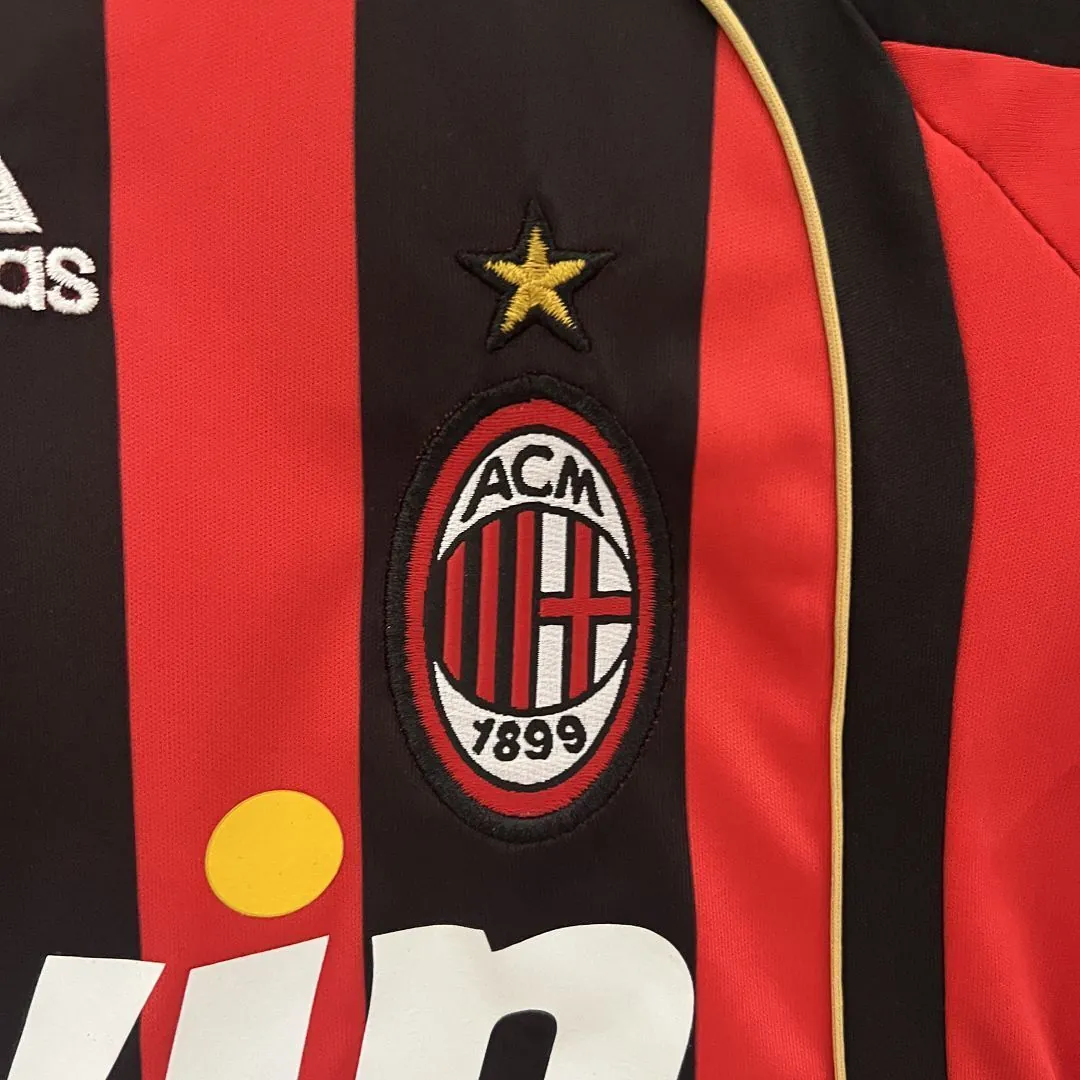 06-07 AC Milan Kids Retro Home Kits Cheap Jersey Yupoo 7