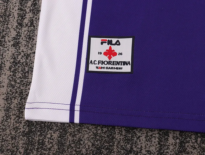 99-00 Fiorentina Home Retro Kid Kits Youth Apparels AAAAJersey Supplier Yupoo 6