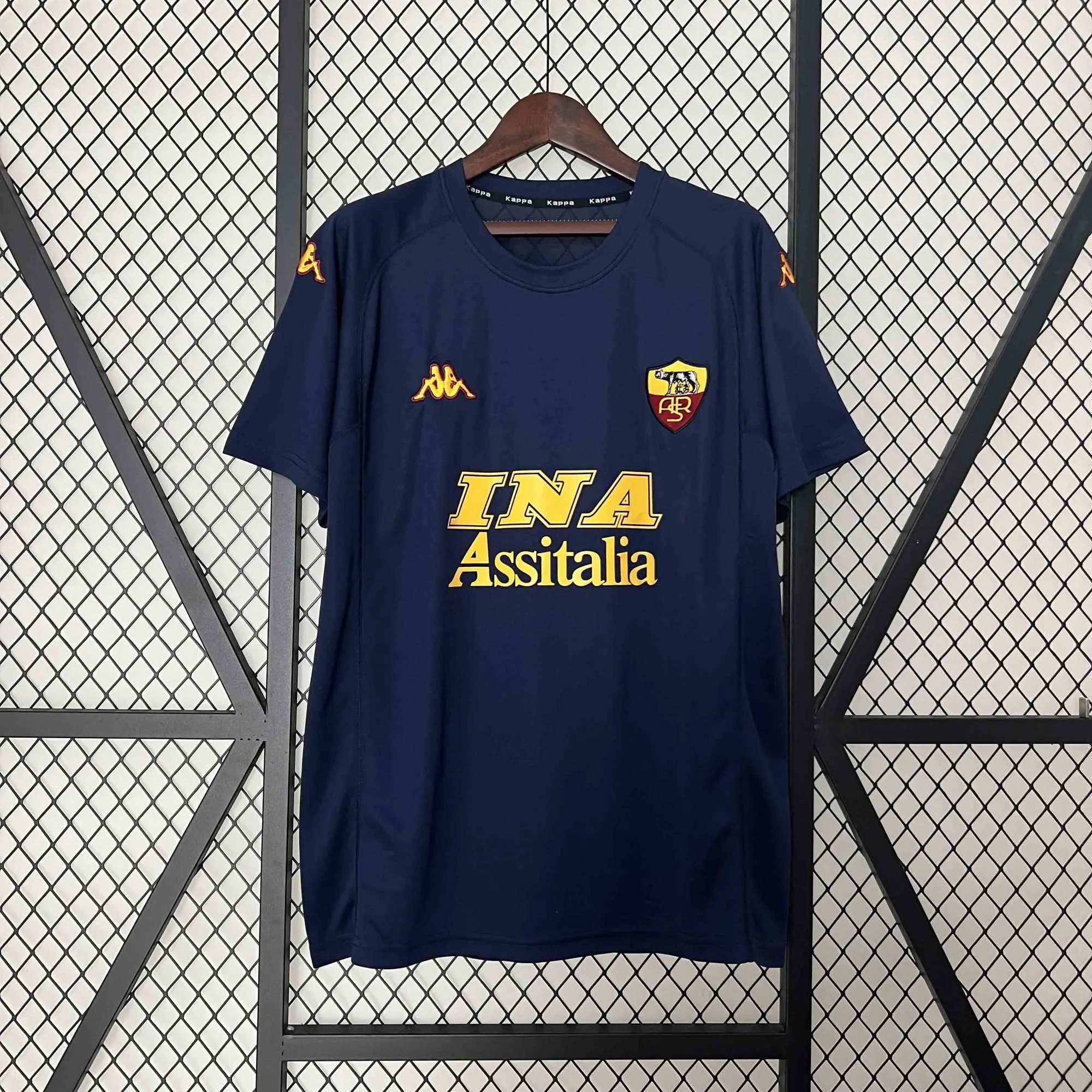 00-01 Roma Third Retro Kit Jersey Supplier Yupoo 8