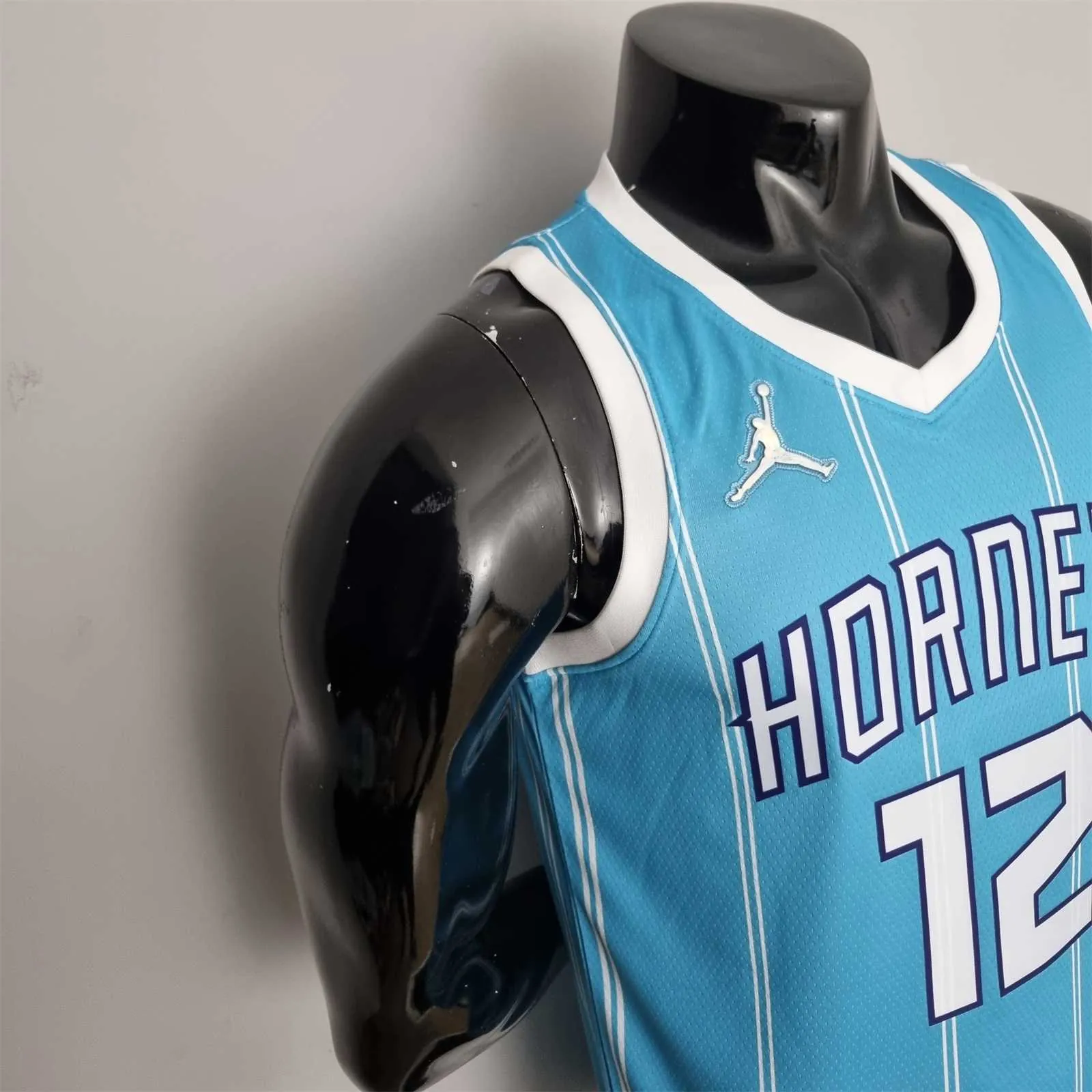 75th Anniversary Oubre jr.#12 Charlotte Hornets Blue NBA Jersey 4