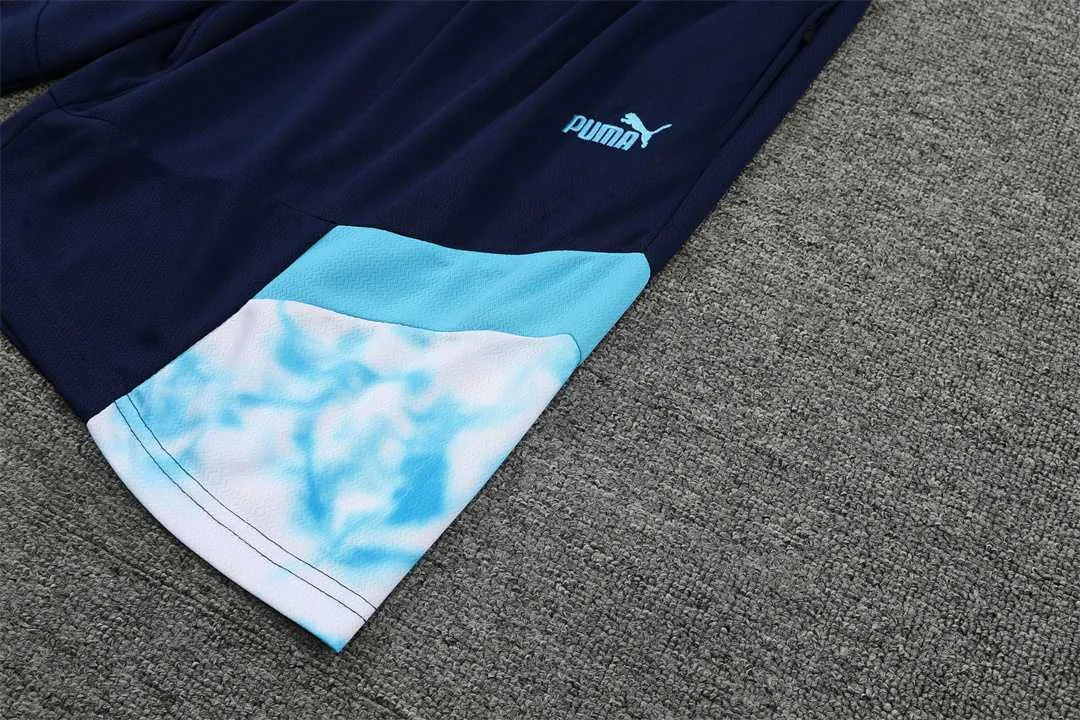 22-23 Marseille vest training suit kit blue 4