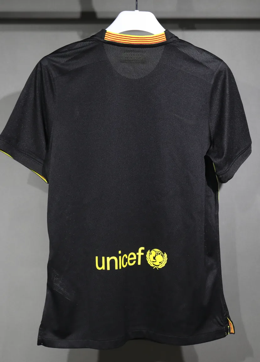 13-14 Barcelona Third Away Retro Kit Vintage Player Version Sino Shirt AAAAJersey Dropship Yupo 6
