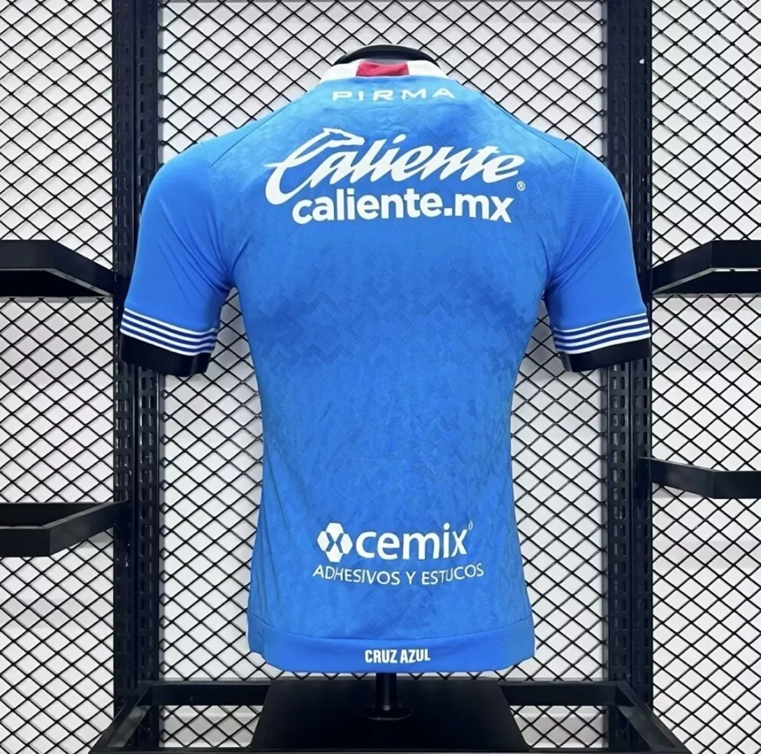 24-25 Cruz Azul Home Kit Player Version Shirt Soccer AAAAJersey Yupoo 1
