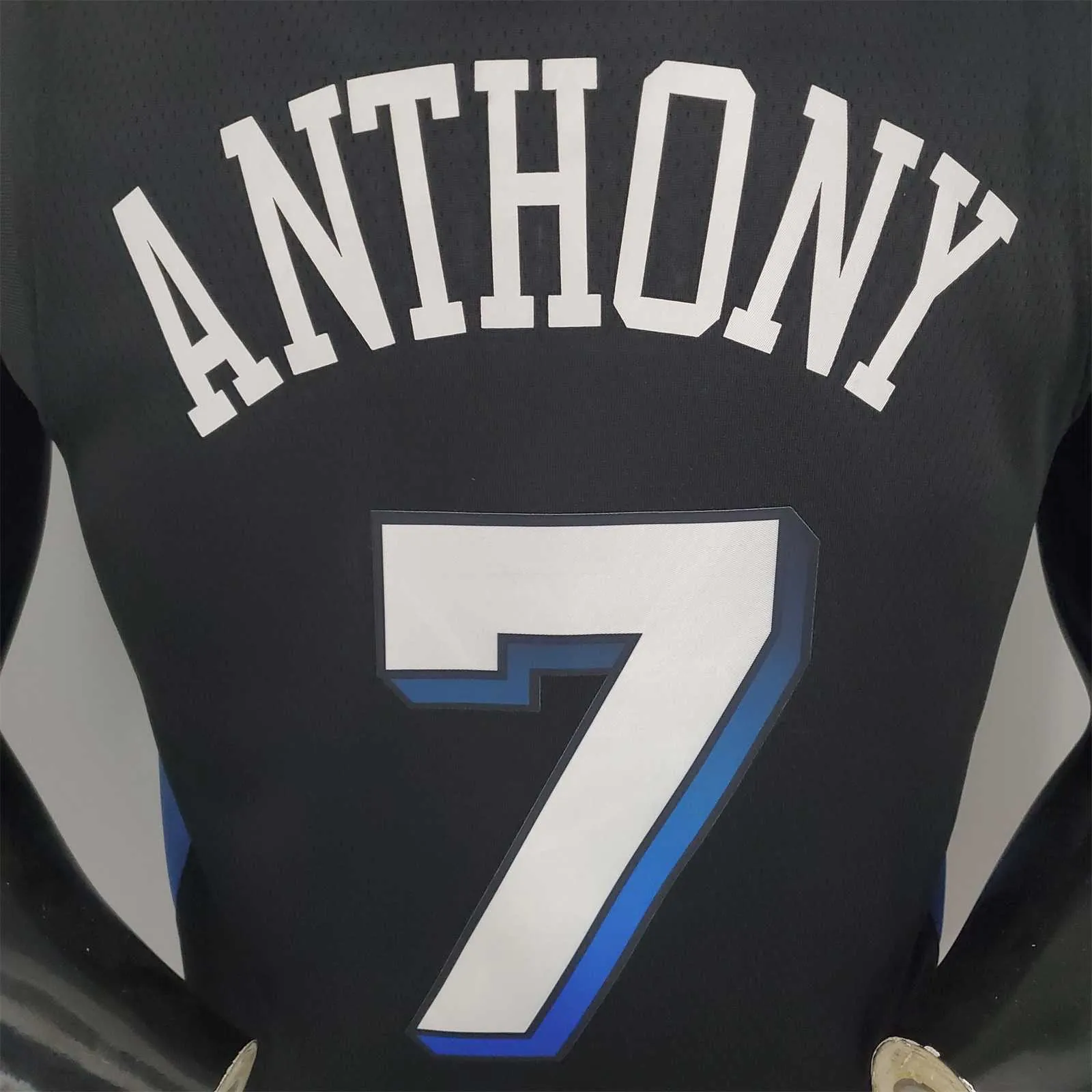 2021 ANTHONY#7 Knicks City Edition Black 3