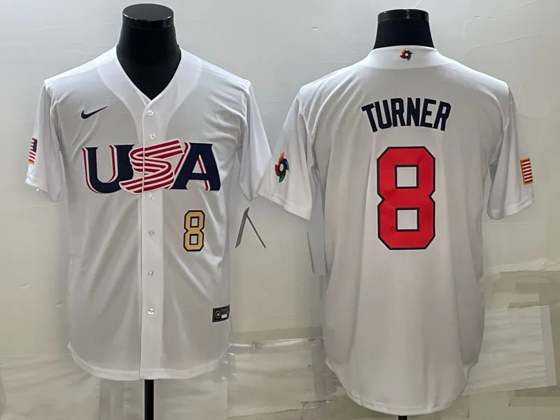 USA 2023 World Cup Baseball Jerseys 19