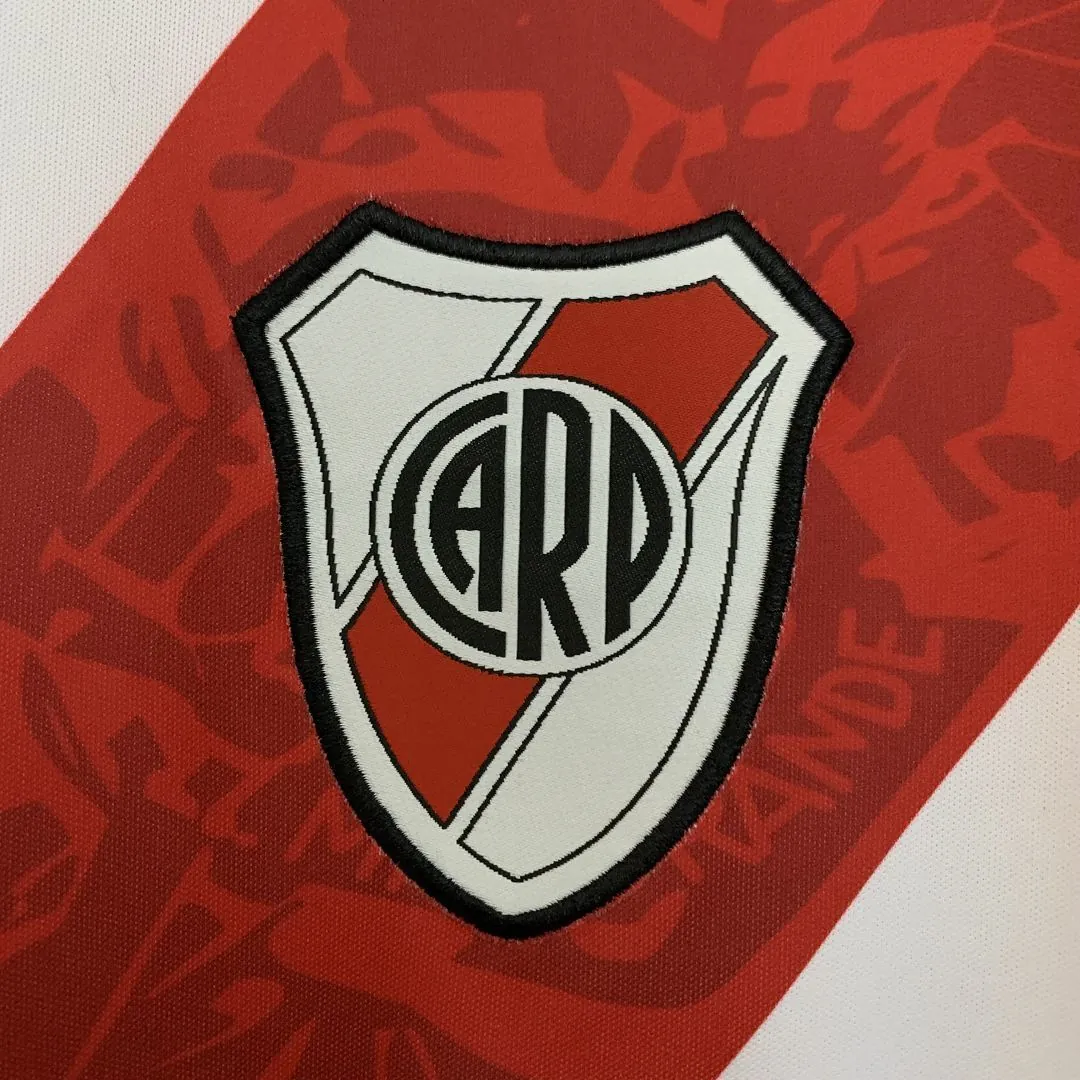 13-14 River Plate Home Retro Long Sleeve Kit Vintage Shirt AAAAJersey Dropship Yupoo 4