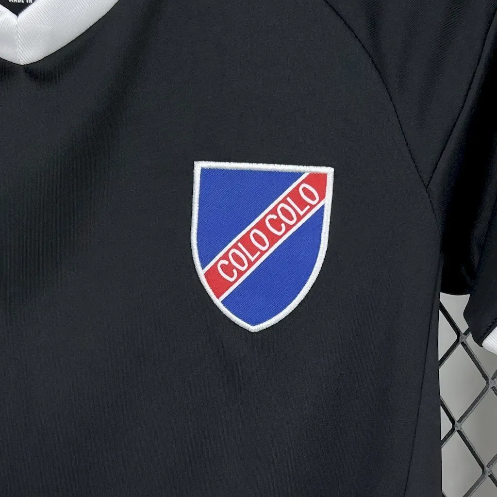 25-26 Colo Colo 100th Anniversary Black Kid Kits Youth Apparels AAAAJersey Wholesale Yupoo 9