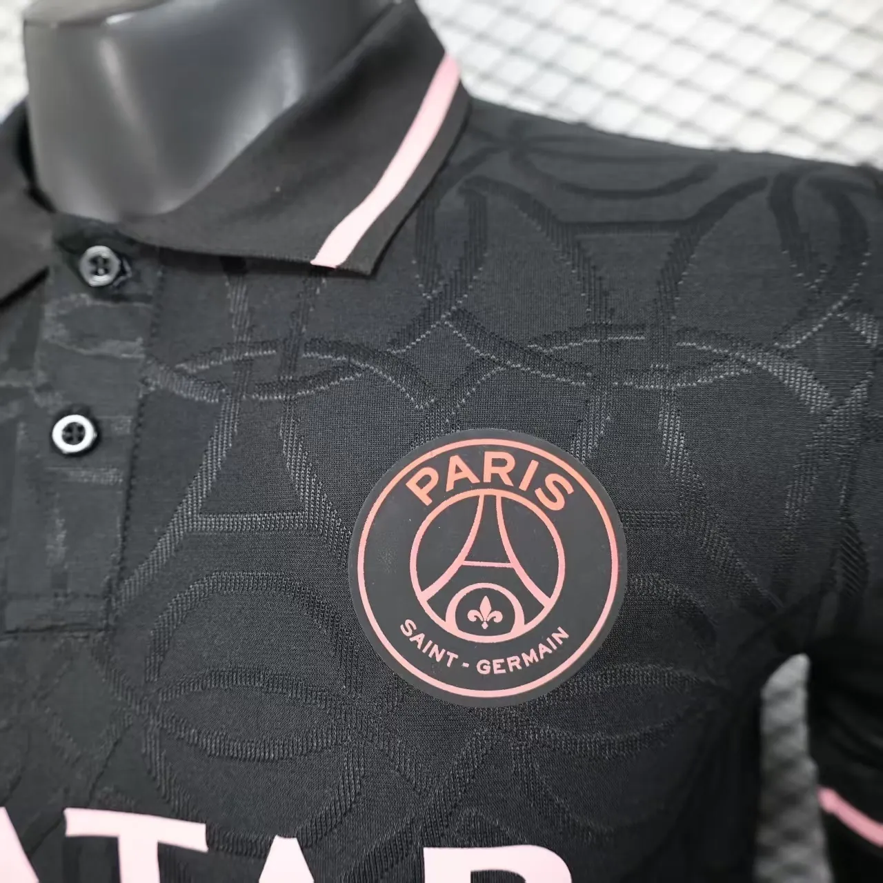 25-26 PSG Academy Pro Pre-Match Black Polo Player Version Shirt AAAAJersey Supplier Yupoo 5