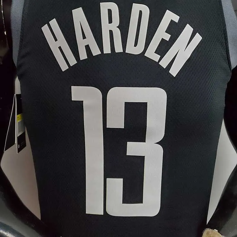 New Rockets Jordan Harden #13 Theme Limited City Edition Black 7