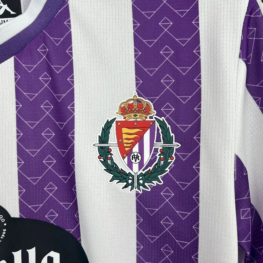 25-26 Real Valladolid Home Kit Football Apparels Sport AAAAJersey Supply Yupoo 1