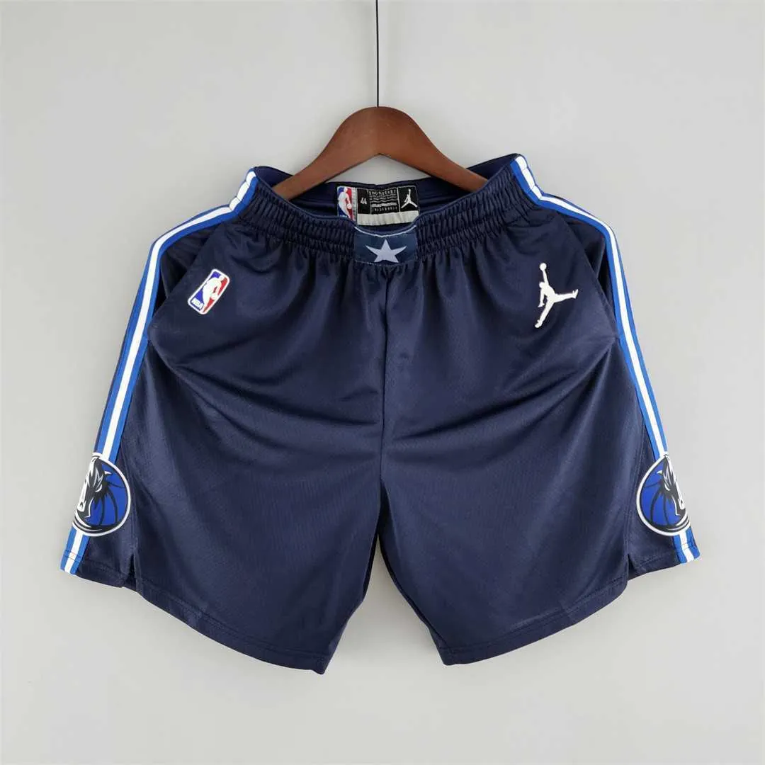 Dallas Mavericks NBA Shorts Royal Blue 9