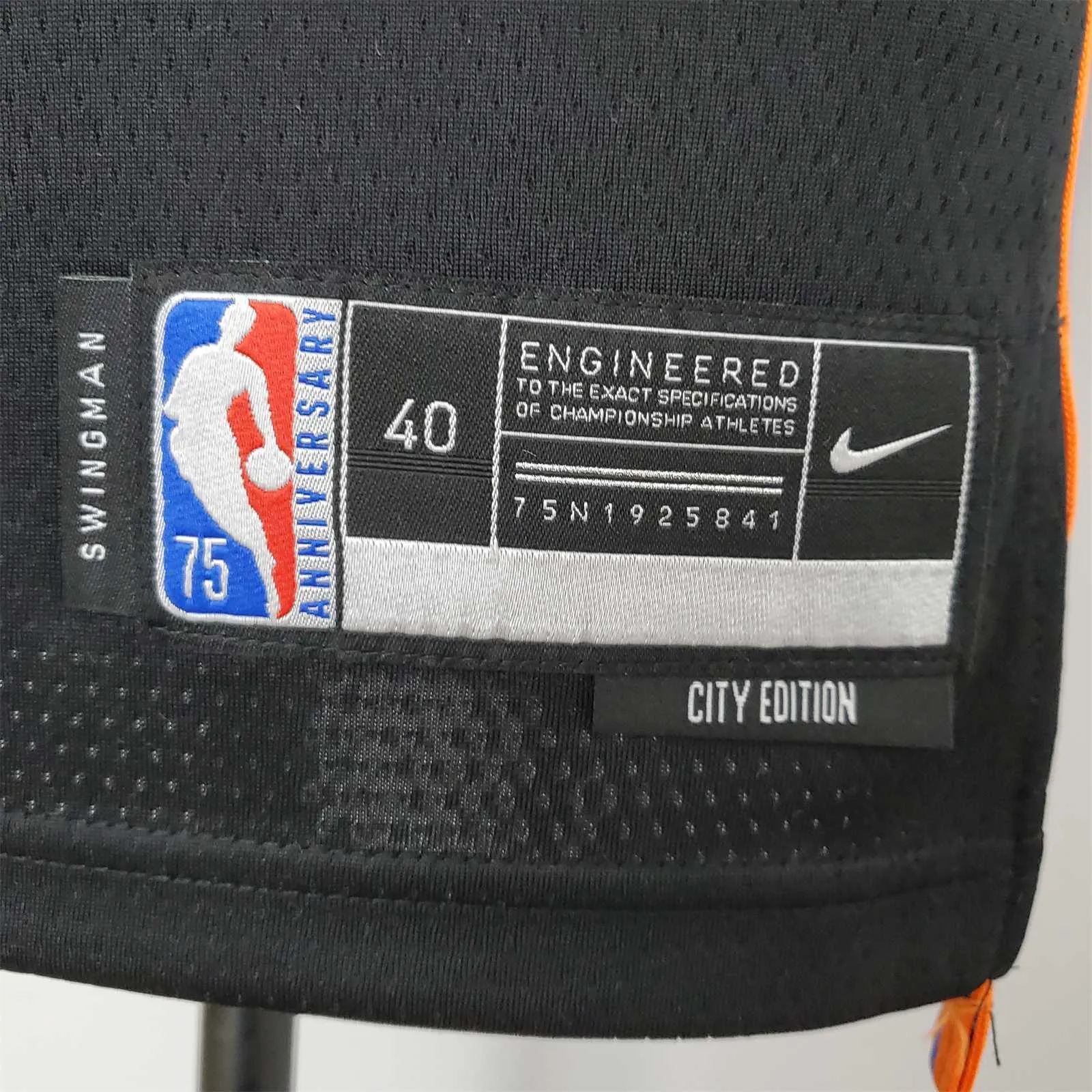 2022 Season Walker#8 Knicks Urban Edition Black NBA Jersey 6