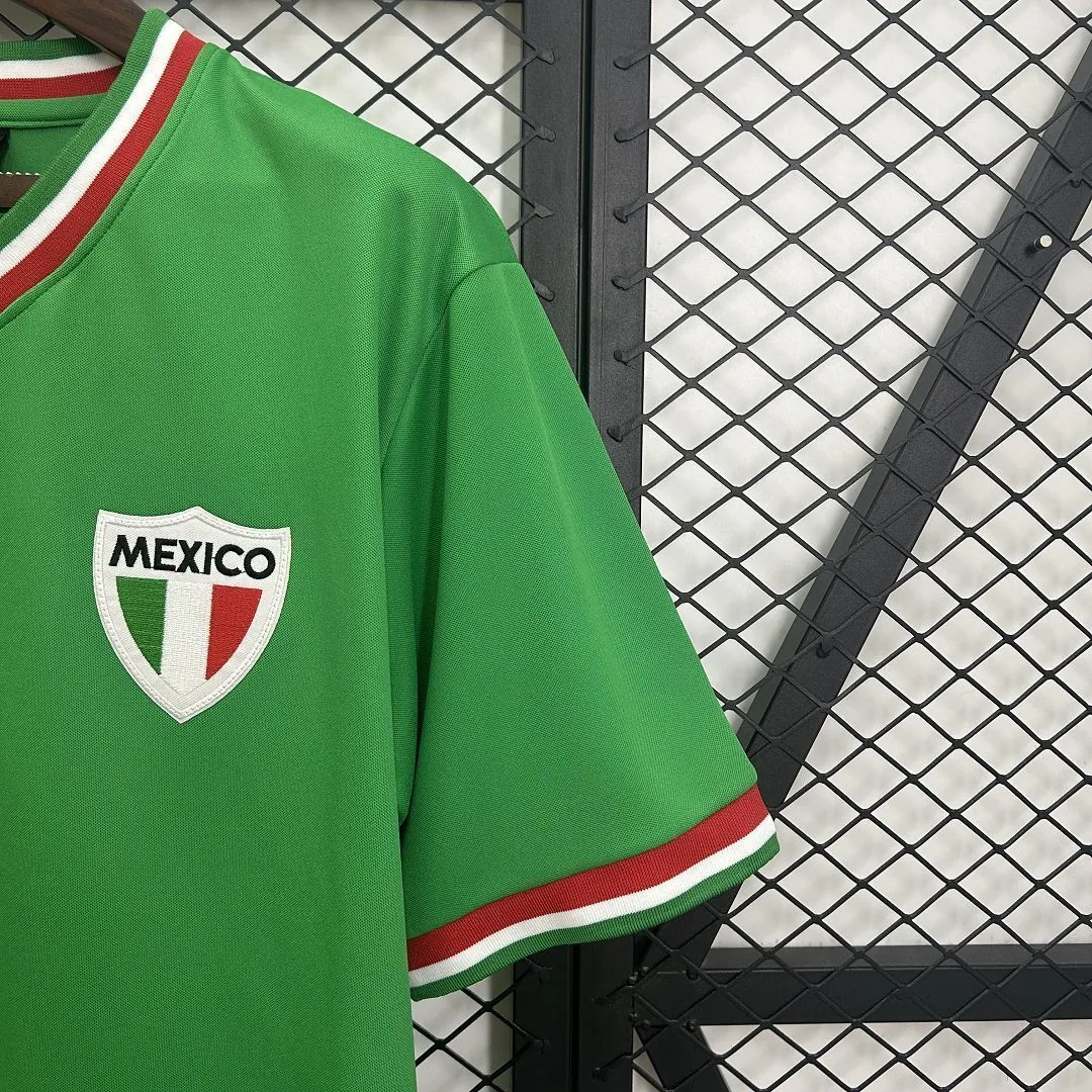 1970 Mexico Home Retro Kit Vintage Shirt AAAAJersey Supply Yupoo 4