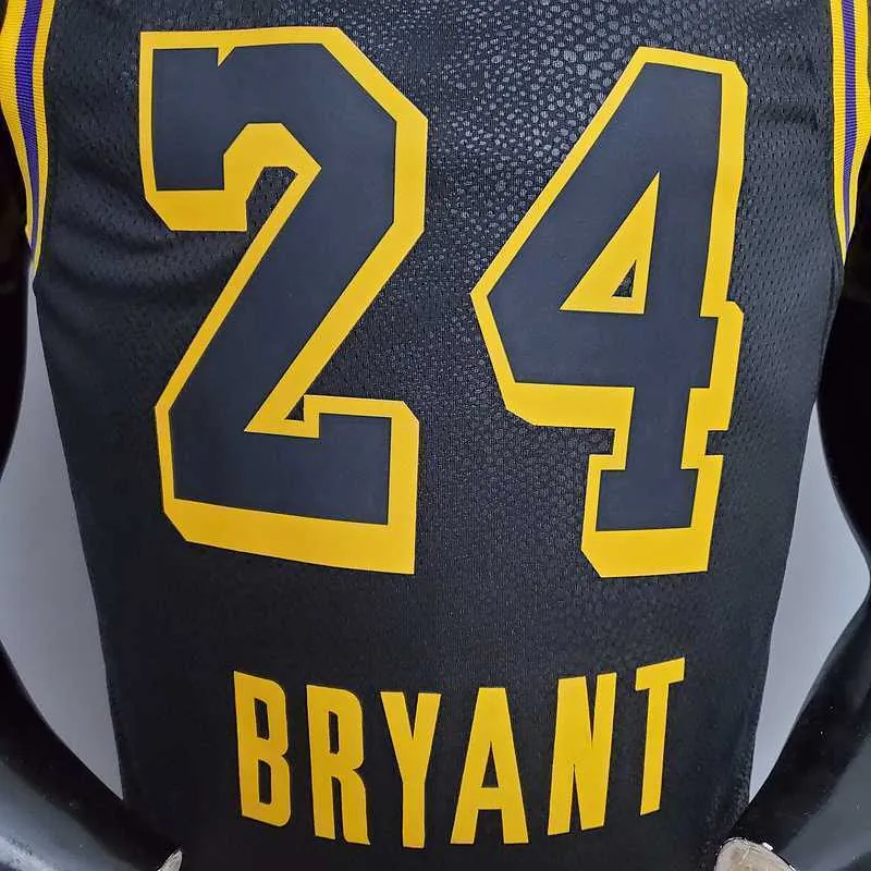 New Bryant #24 Lakers black 7