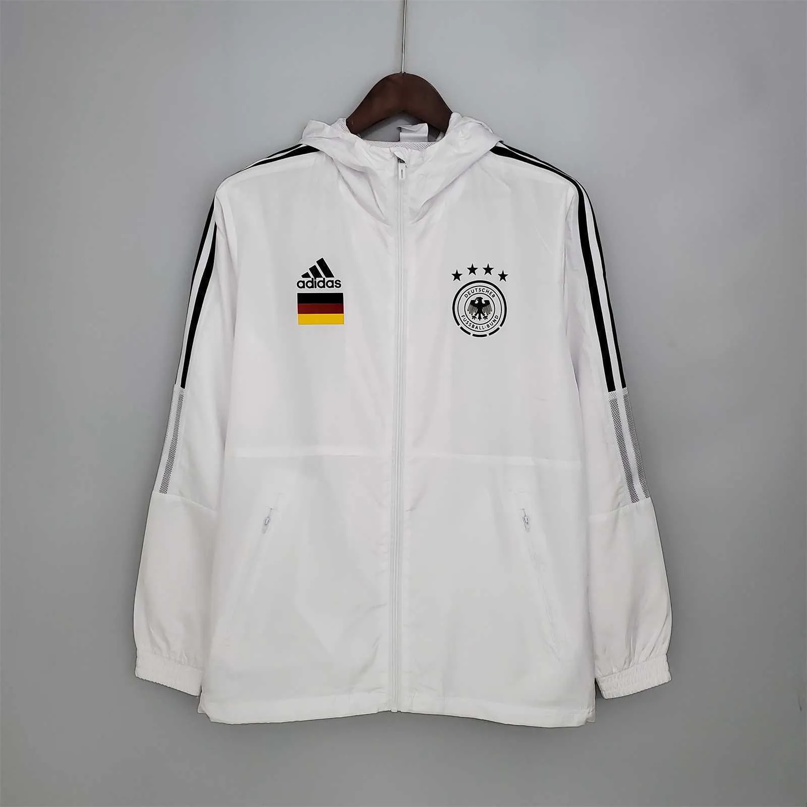 2021 Germany White Windbreaker 10
