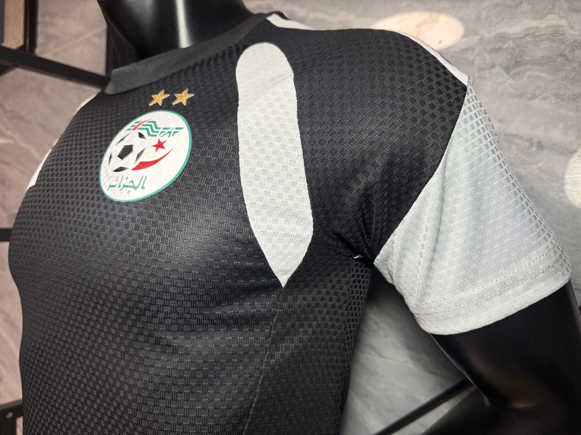 2026 Algeria Training Black KIt Player Version Soccer T-Shirt AAAAJersey Supply Yupoo 4