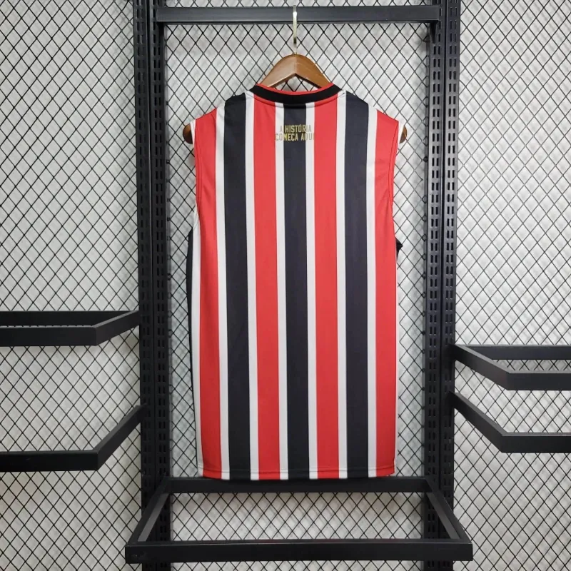 24-25 Sao Paulo Away Vest Uniform Football AAAAJersey Supplier 6