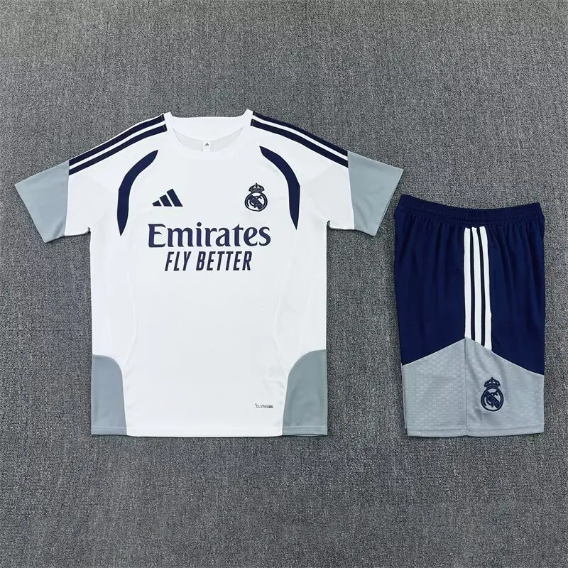 26-27 Real Madrid Mens Kit White Training Suit Yupoo 7 7