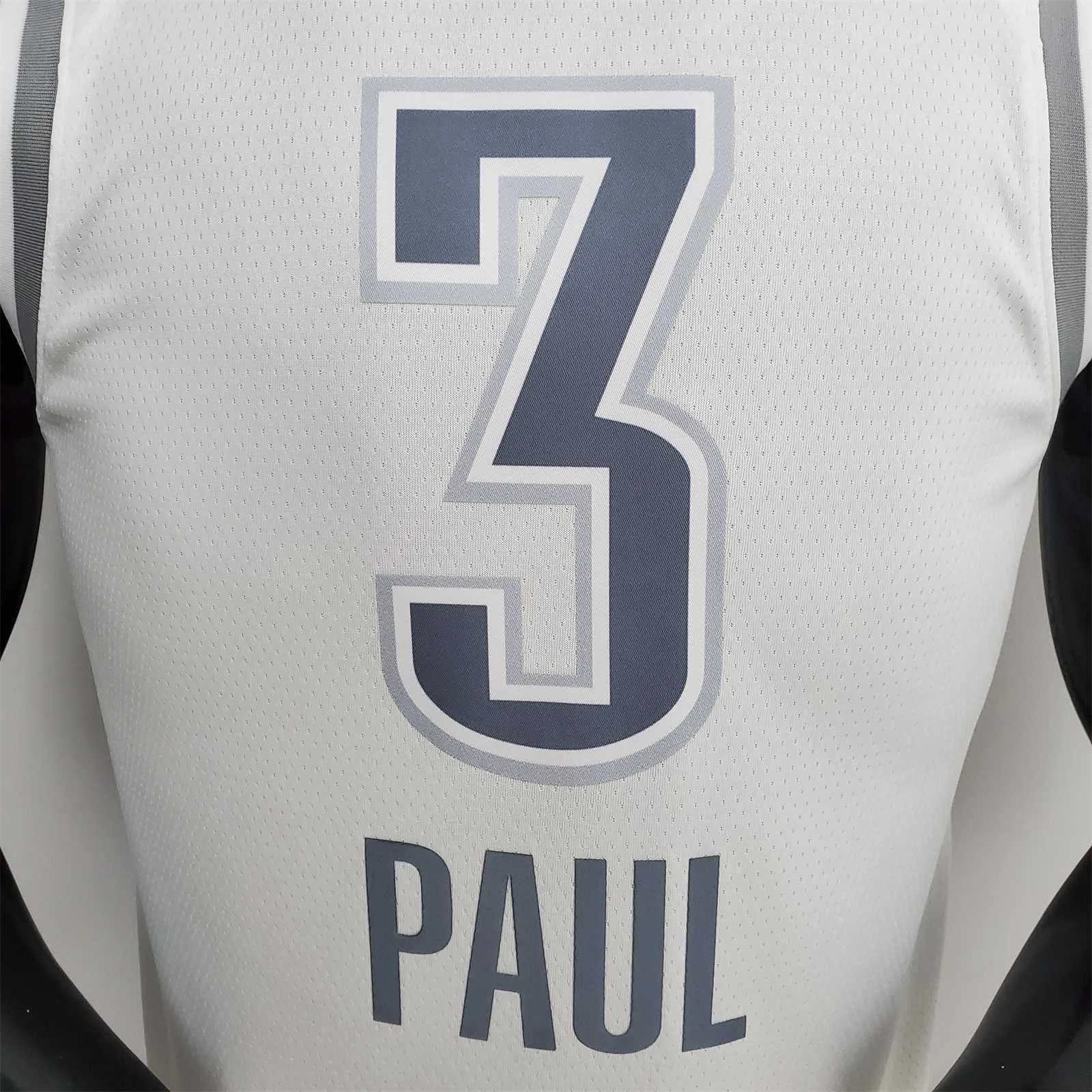 75th Anniversary 2202 Season Oklahoma City Thunder PAUL#3 City Edition White NBA Jersey 9