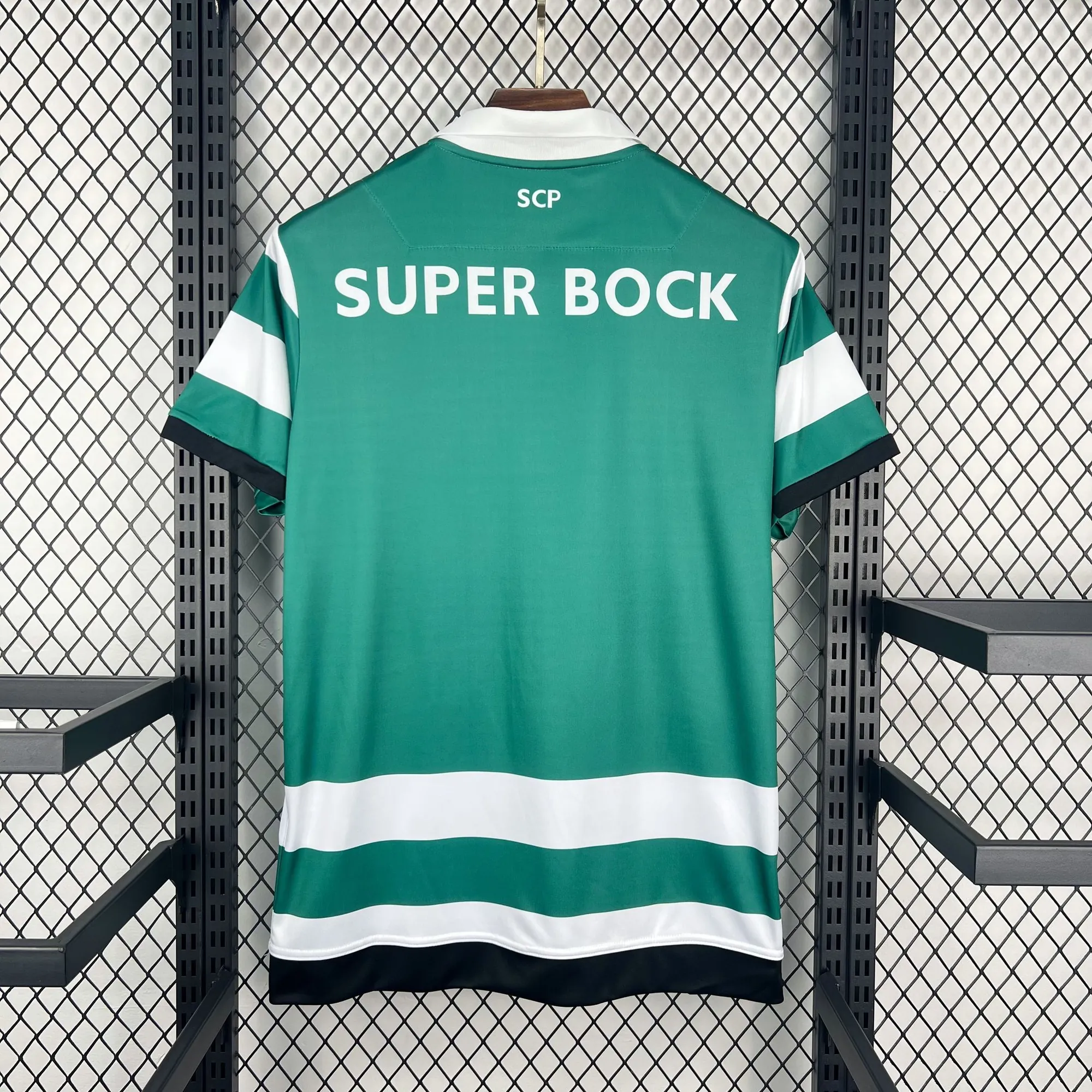 18-19 Sporting Home Football Retro Kit Vintage T-Shirt AAAAJersey Wholesale Yupoo 8 5