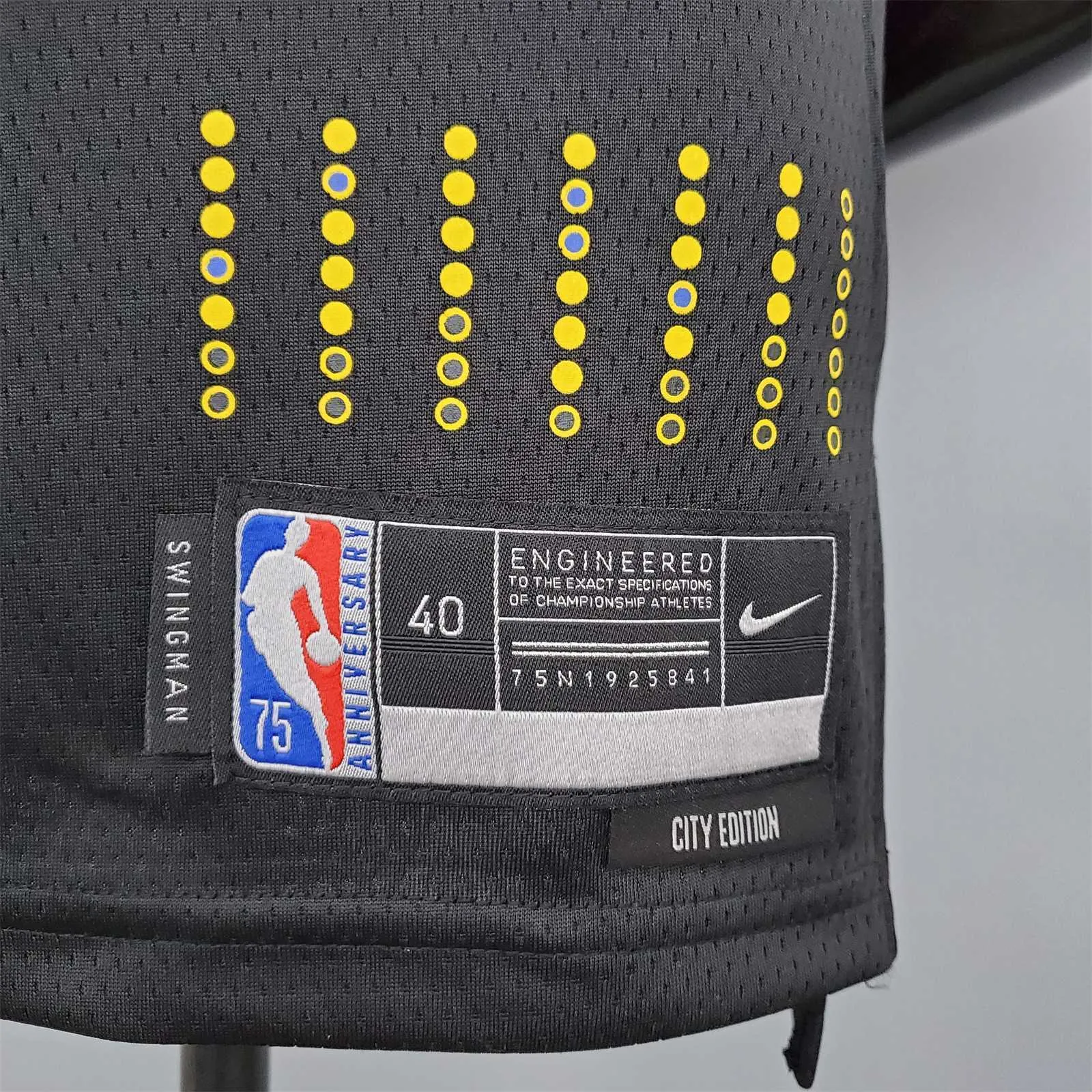 2022 75th Anniversary Thompson #11 Warriors City Edition Black 8