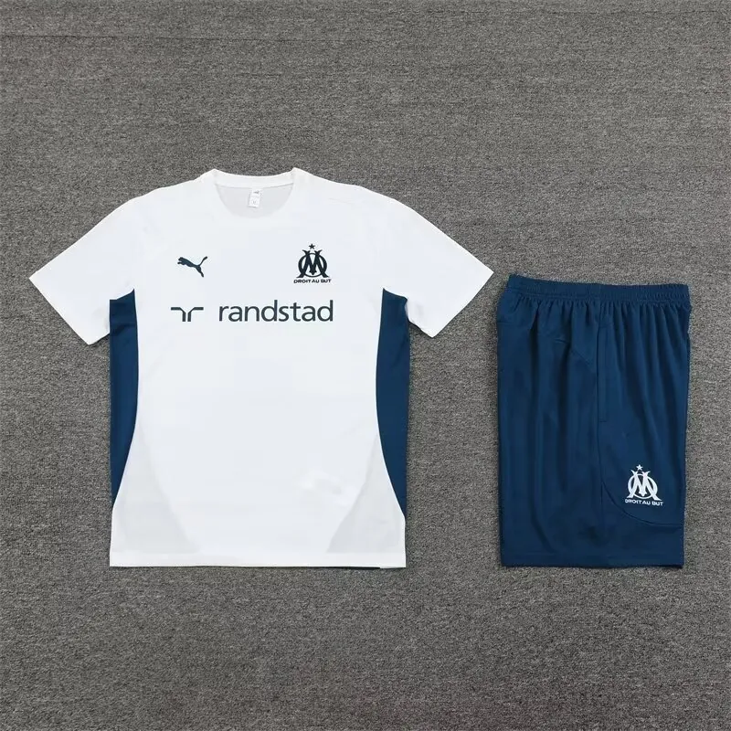 24-25 Marseille Training Soccer Jerseys Football Shirts 1