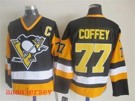 Pittsburgh Penguins retro ice hockey jersey M-3XL 匹兹堡企鹅队复古冰球服 2