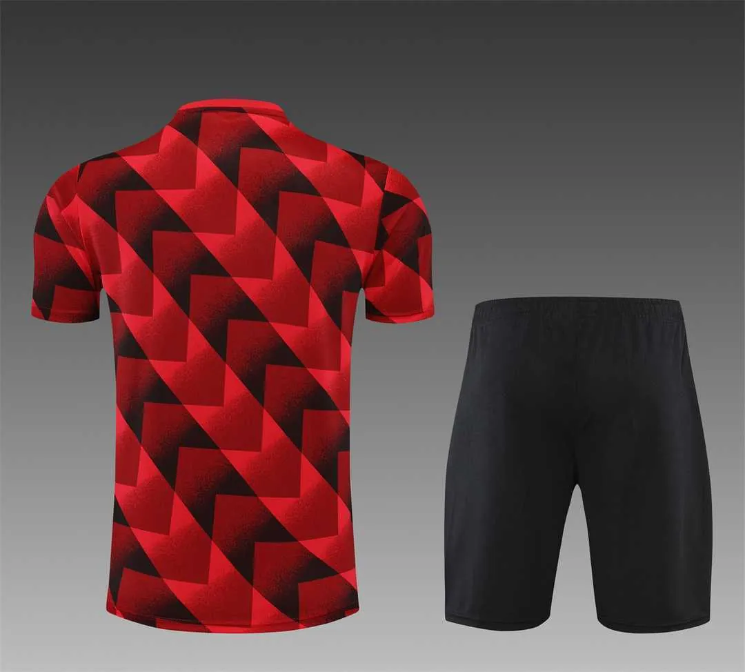 22-23 Bayern Training Suit Short Sleeve Kit Red 18