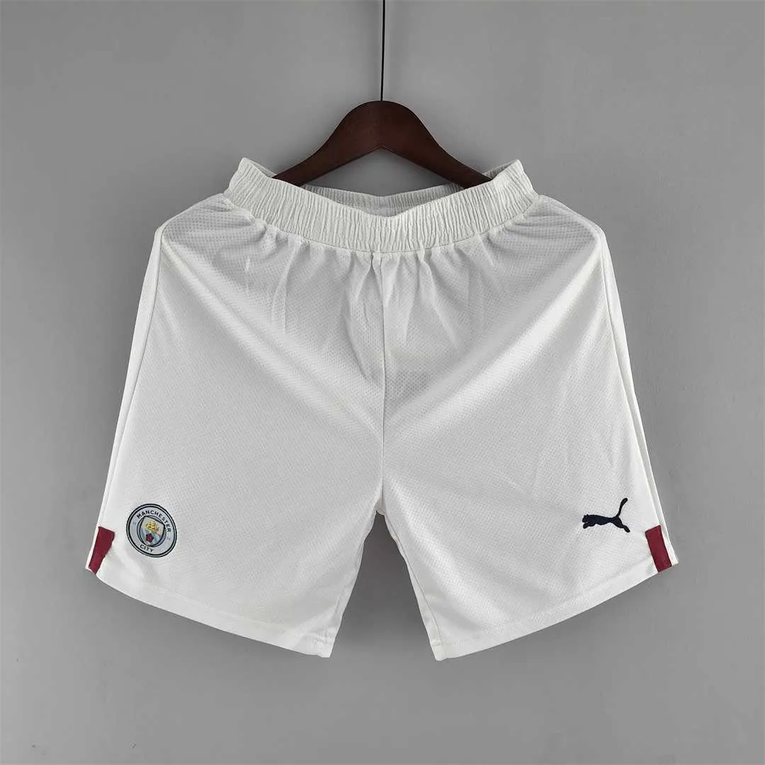 22-23 Manchester City Shorts White 8