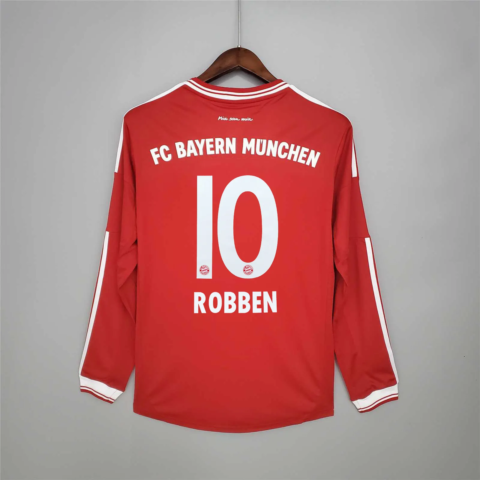 13-14 Bayern Munich Champions League home long sleeve 2