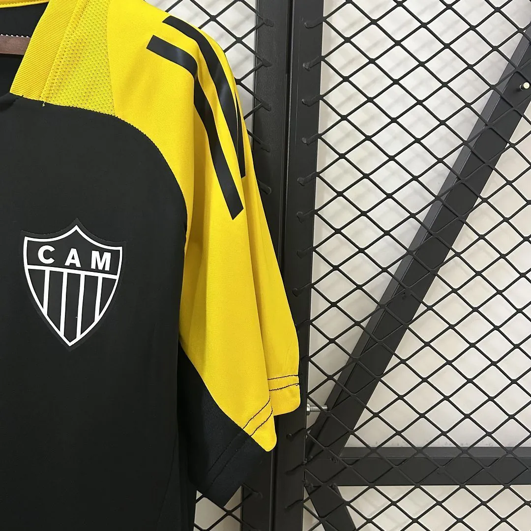 25-26 Atlético Mineiro Training Black Kit Soccer T-Shirt AAAAJersey Dropship Yupoo 7