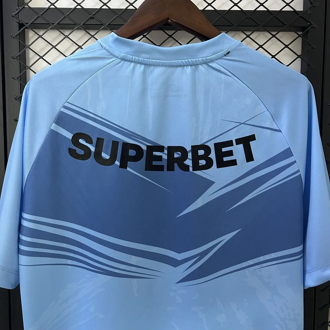 25-26 Sao Paulo Goalkeeper Blue Shirt Soccer Uniform AAAAJersey Dropship Yupoo 1