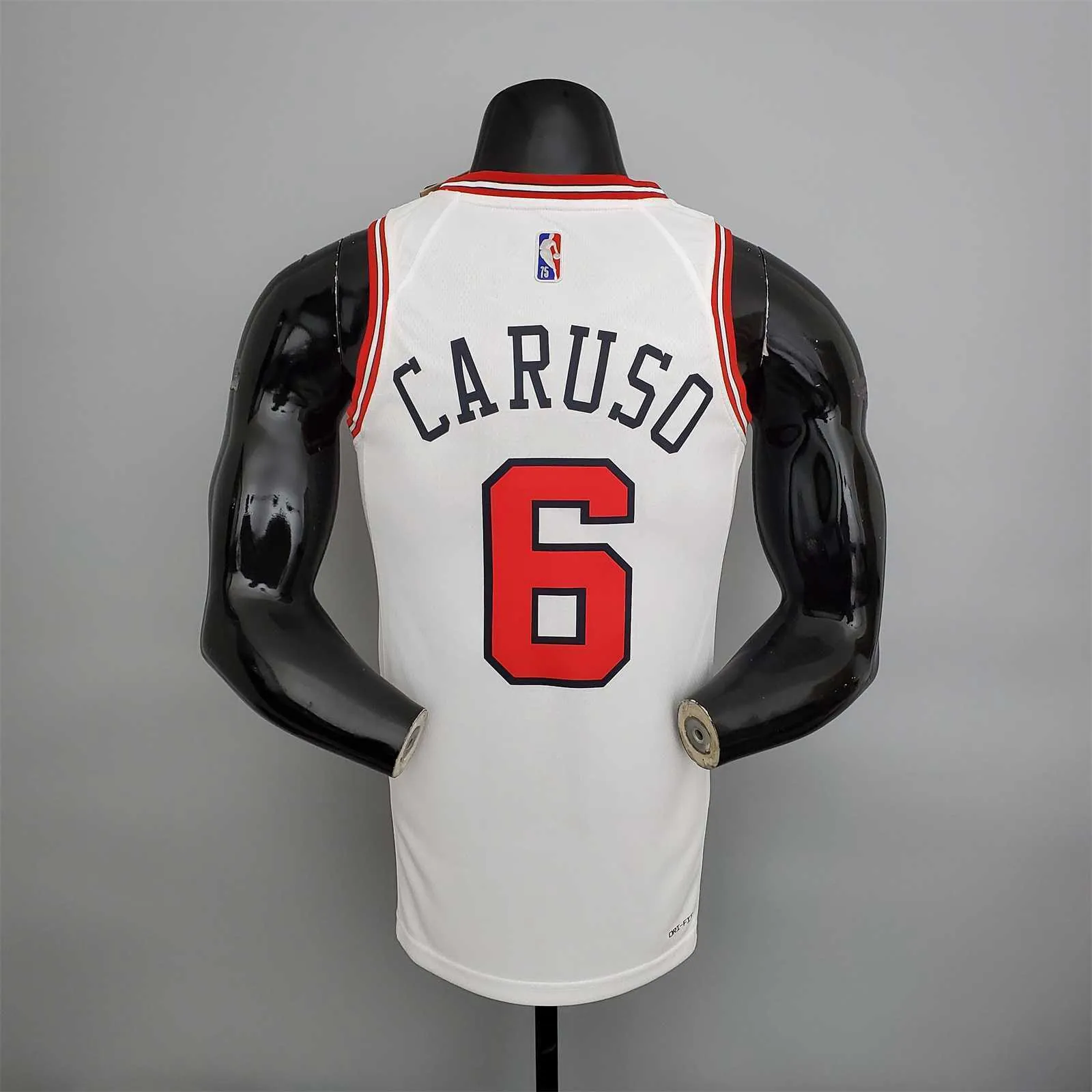 75th Anniversary CARUSO#6 Bulls White 7