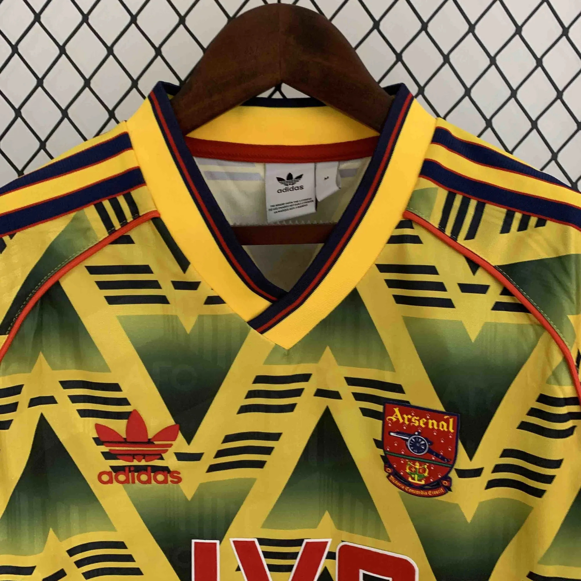 91-93 Retro Long Sleeve Arsenal Away S-XXL 5
