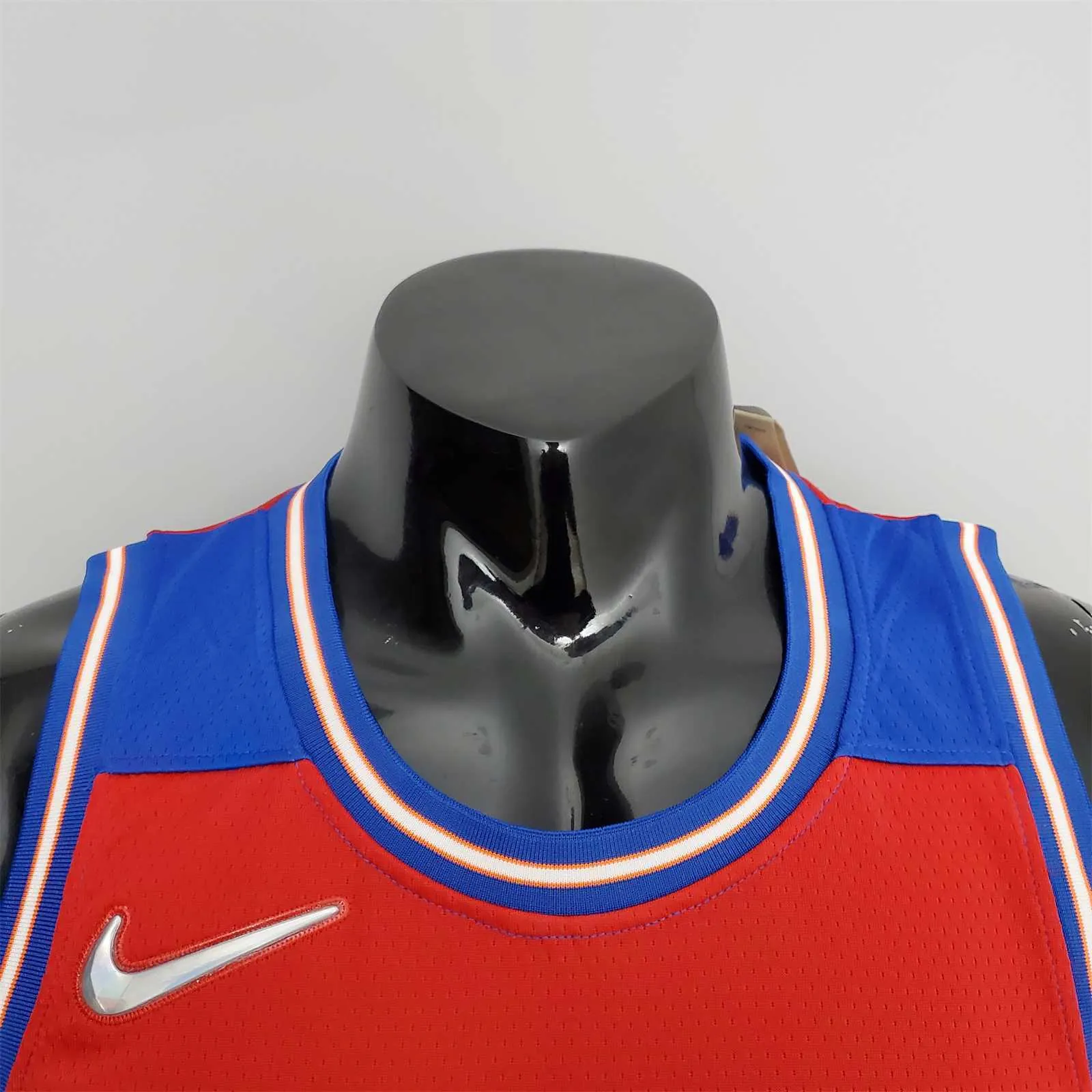 2022 Season Kuzma #33 Talent City Edition Blue Red NBA Jersey 3