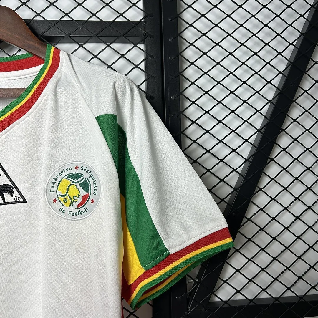 2002 Senegal Home Retro Kit Vintage Shirt AAAAJersey Wholesale Yupoo 1