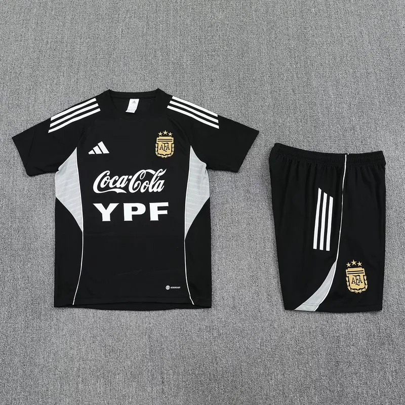 25-26 Argentina Black Training Kits Football Tracksuits 1