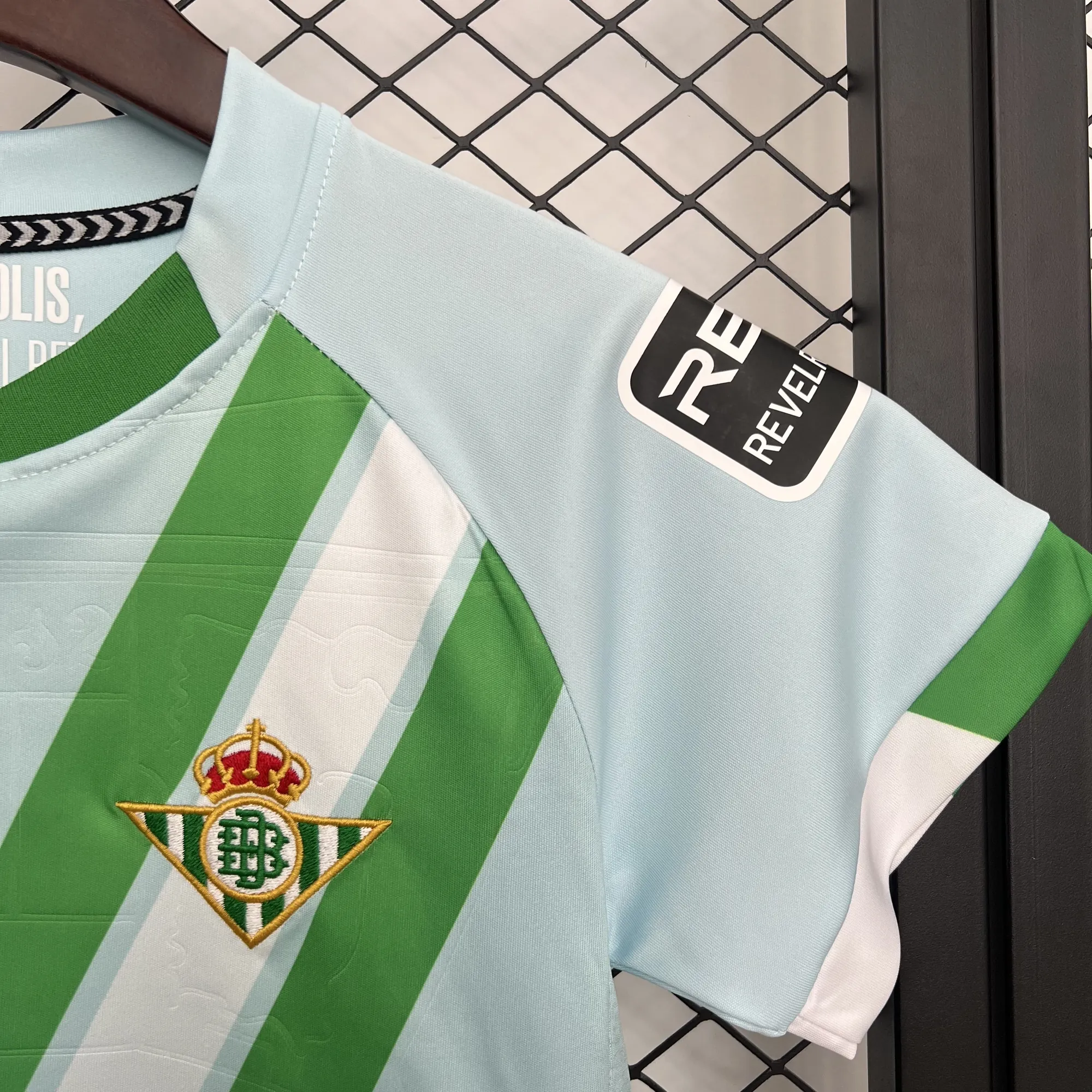 25-26 Real Betis Home Kid Kits Youth Apparels Football AAAAJersey Supply Yupoo 5