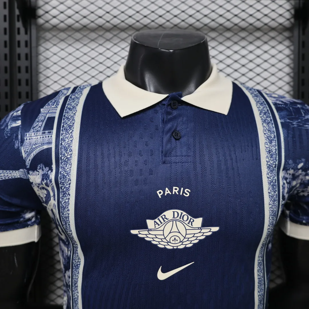 26-27 PSG X Dior Mens Player Special Edition Soccer T-Shirt AAAAJersey Supply Yupoo 7 5
