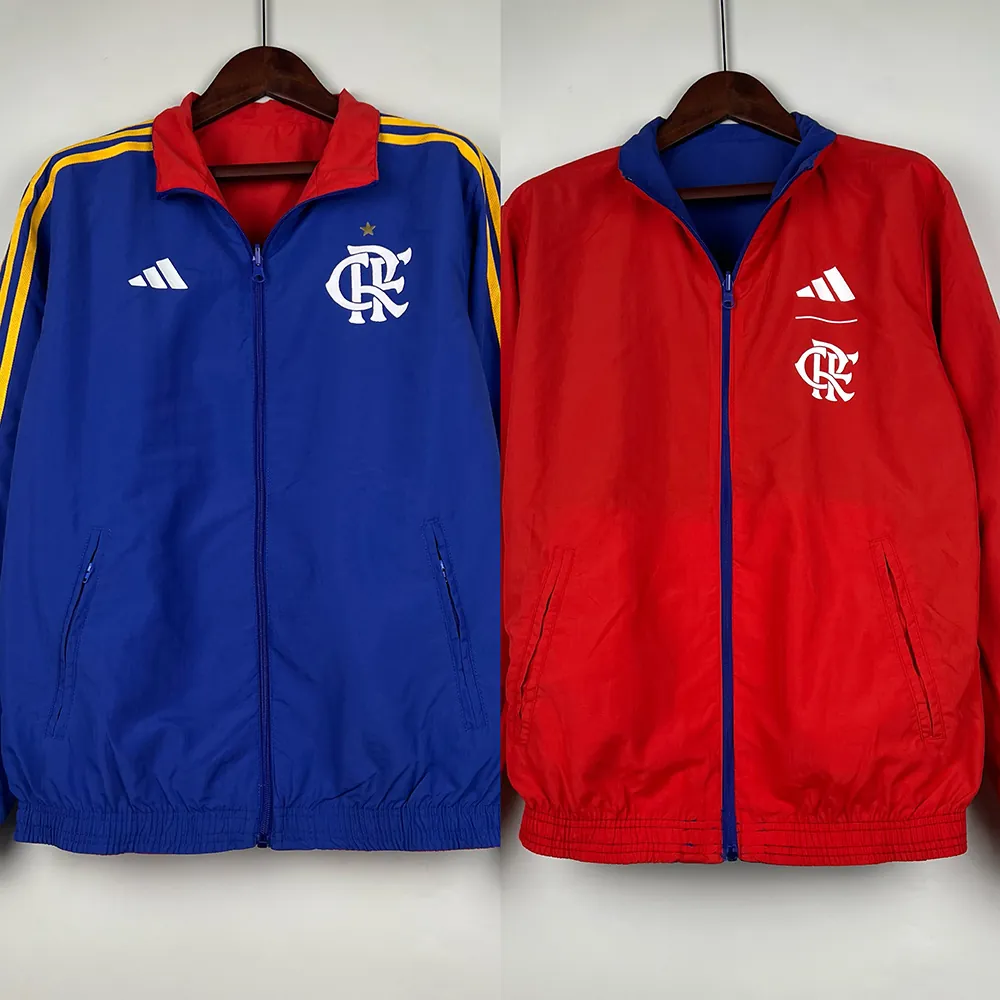 23-24 Flamengo Double Sided Windbreaker Hoodie Jackets Yupoo 5