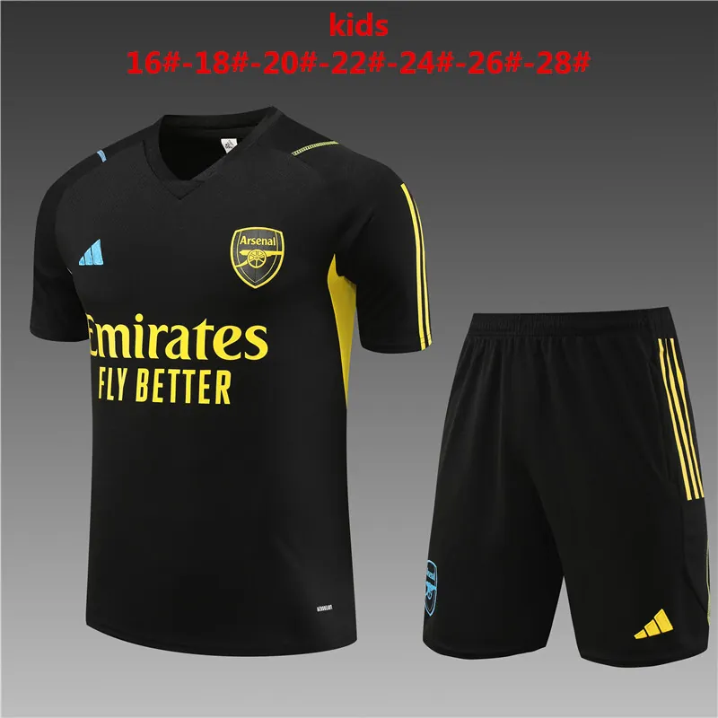 23-24 Arsenal Short Sleeve Tracksuit Yupoo 1