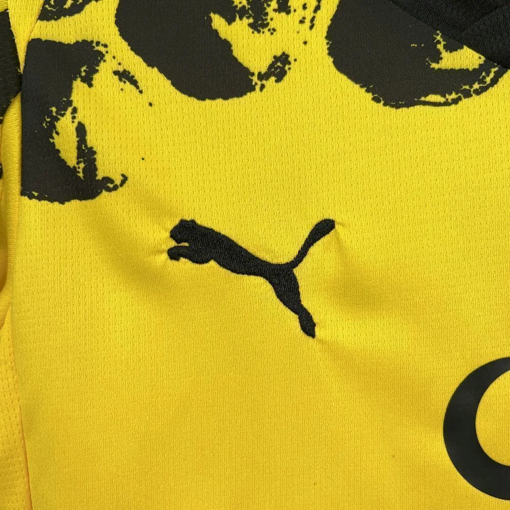25-26 Dortmund Yellow Special Kids Kit Soccer Youth Apparels AAAAJersey Supply Yupoo 4