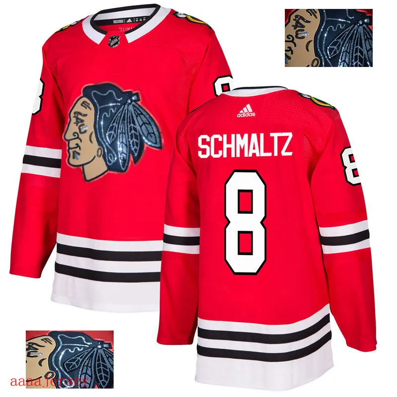 2018 Chicago Blackhawks ice hockey jersey M-3XL 芝加哥黑鹰队时尚亮片款冰球服 30