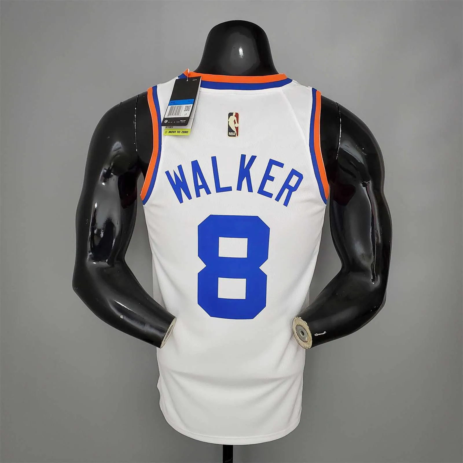WALKER#8 75th Anniversary Knicks White 4