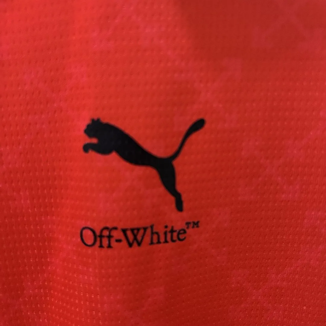 25-26 AC Milan x Offwhite Goalkeeper Kid Kits Youth Apparels AAAAJersey Supplier Yupoo 3
